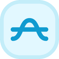 SolvePlot's blue graph mark on its existing rounded square background